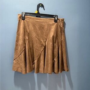 Fashion Nova Brown Mini Skirt